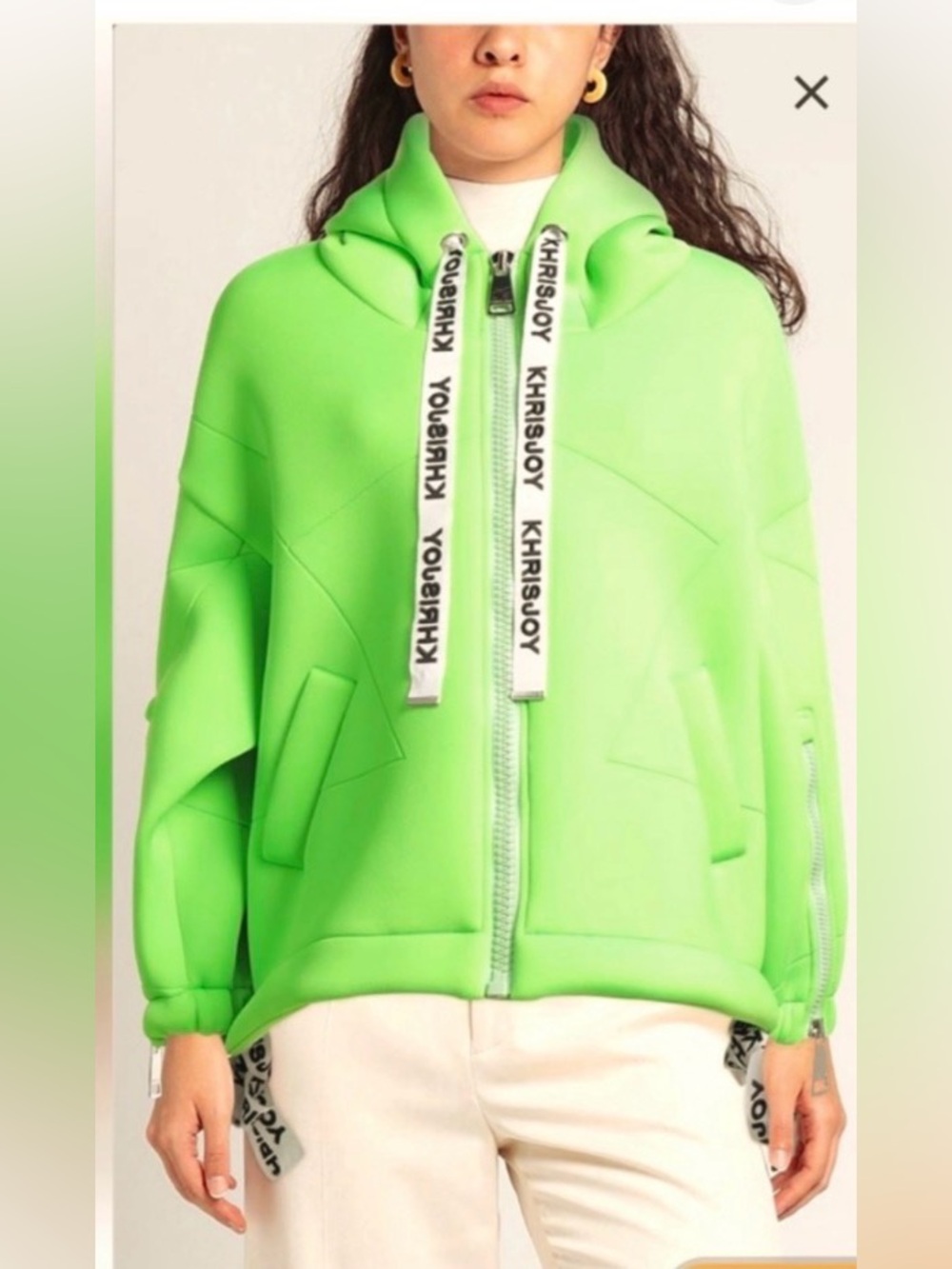 Neon Yellow Neoprene Jacket